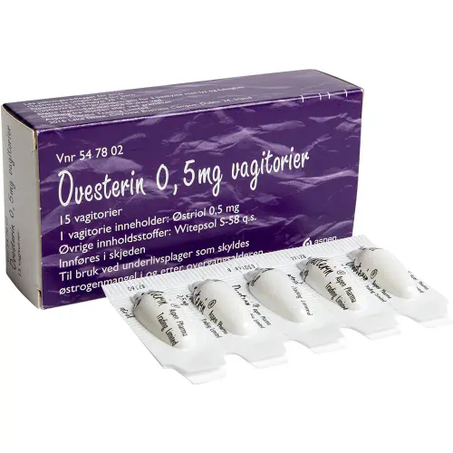Ovesterin 0,5 mg Vagitorie 15 stk