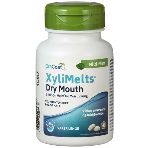 XyliMelts Mild Mint Klebetabletter 110 stk