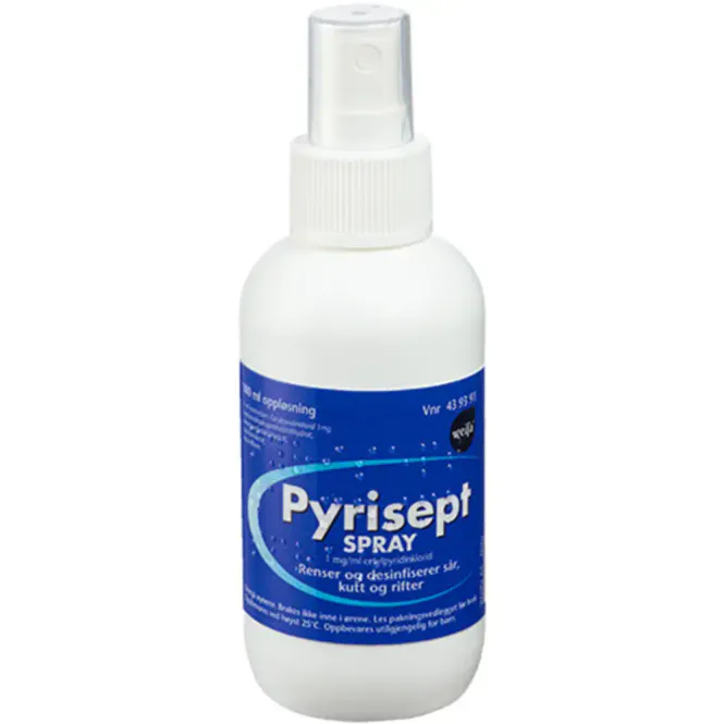 Hovedbilde Pyrisept 1 mg/ml Oppløsning Spray 100 ml