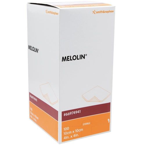 Melolin Steril Kompress 10 x 10 cm 100 stk