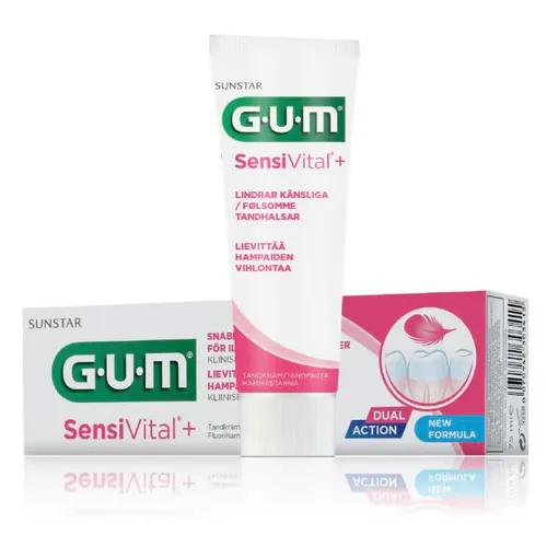 Gum SensiVital+ Tannkrem 75 ml