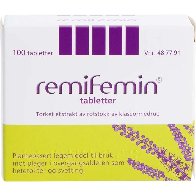 Hovedbilde Remifemin Tabletter 2,5 mg 100 stk