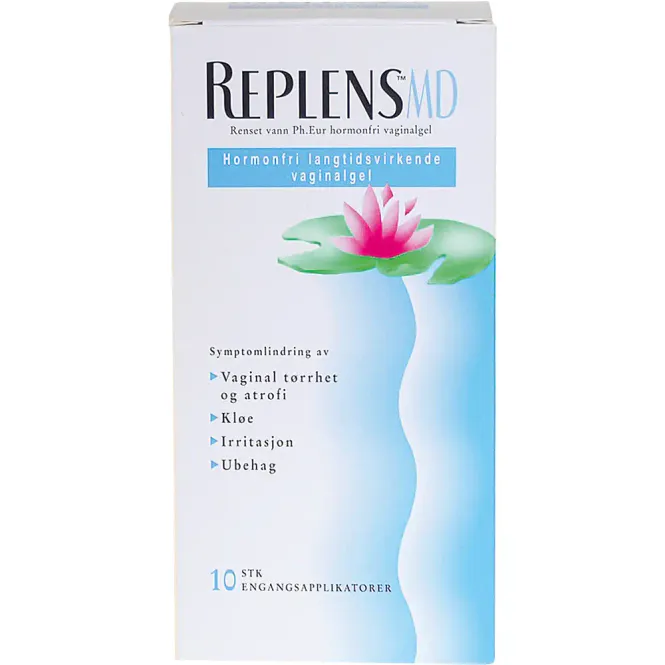 Hovedbilde Replens MD Hormonfri Vaginalgel 10 stk