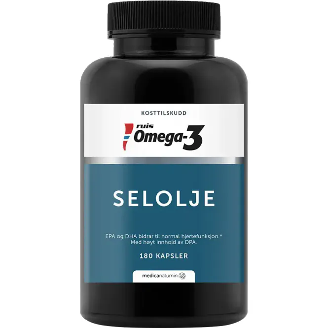 Hovedbilde Ruis Omega-3 Selolje Kapsler 180 stk