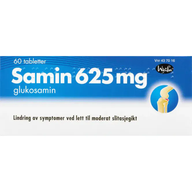 Hovedbilde Samin Tabletter 625 mg 60 stk