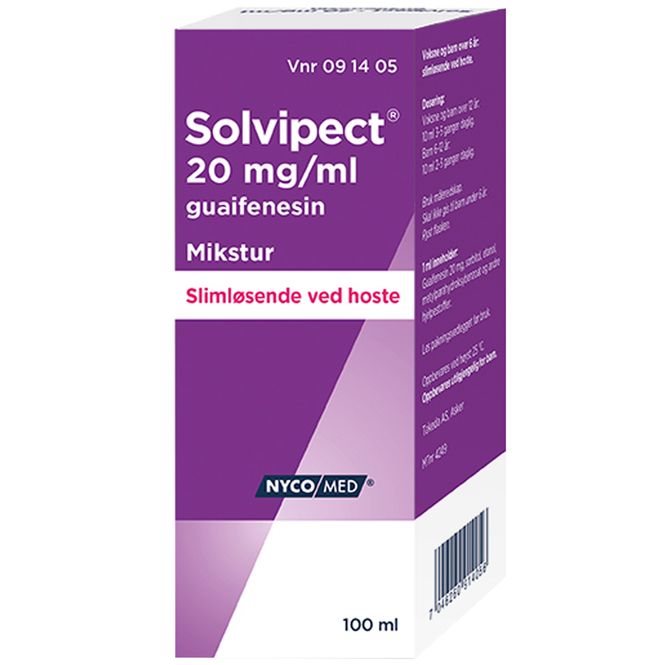 Hovedbilde Solvipect Hostemikstur 100 ml