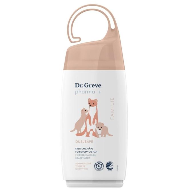 Hovedbilde Dr. Greve Pharma+ Familie Dusjsåpe u/p 250 ml