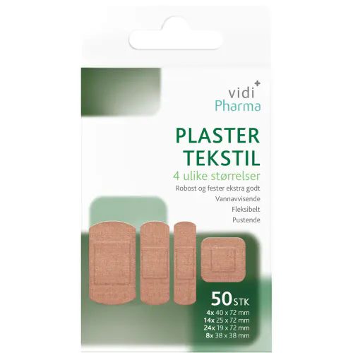 Vidi Pharma Plaster Tekstil Mix 50 stk