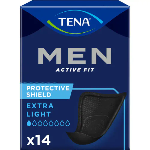 Tena Men Active Fit Protecive Shield Extra Light Level 0 14 stk
