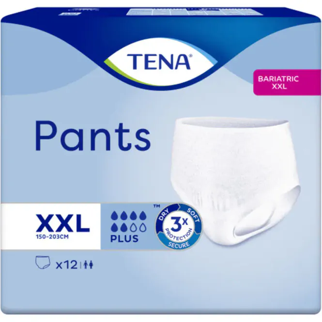 Hovedbilde Tena Pants Bariatri Plus Buksebleie XXL 12 stk