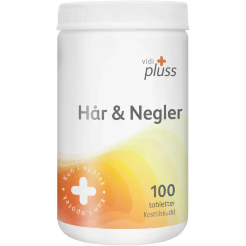 Vidi Pluss Hår & Negler Tabletter 100 stk