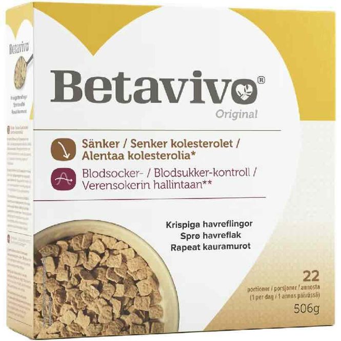 Hovedbilde Betavivo Sprø Havreflak Original 506 g