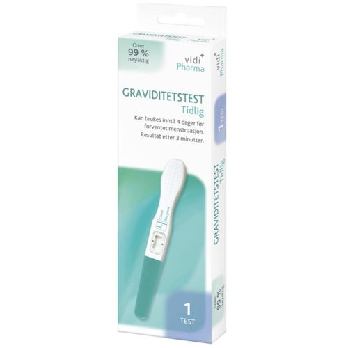 Vidi Pharma Graviditetstest Tidlig 1 stk