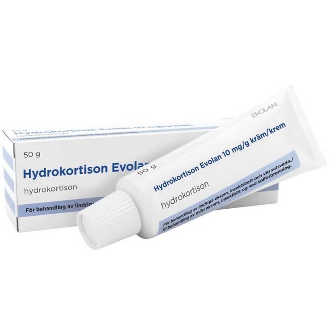 Hovedbilde Hydrokortison Evolan 10 mg/g Krem 50 g