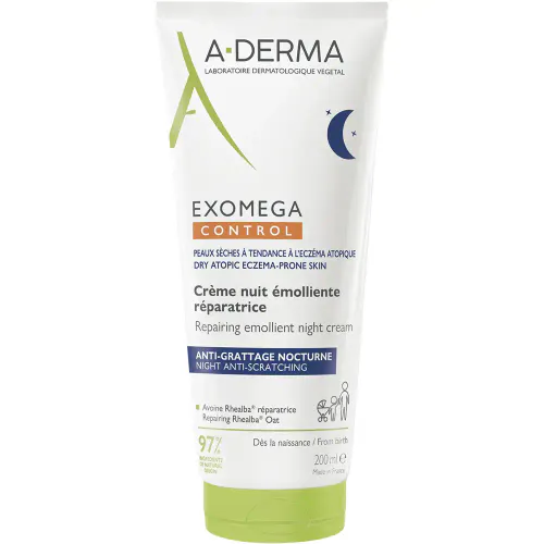 A-Derma Exomega Control Repairing Night Cream 200 ml