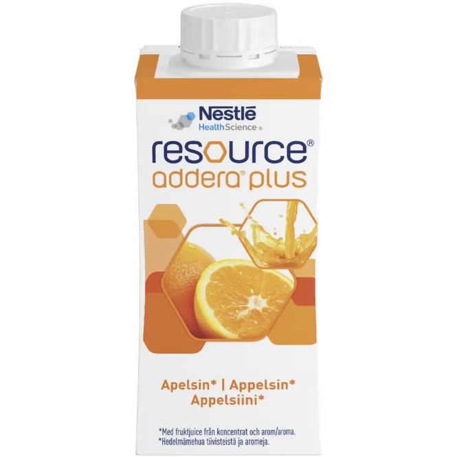 Hovedbilde Resource Addera Plus Næringsdrikk Appelsin 4x200 ml