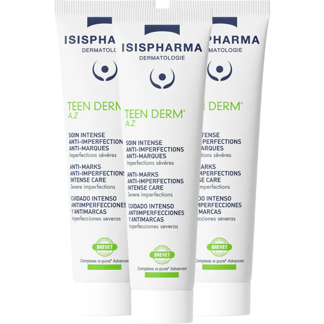 Hovedbilde Isispharma Teen Derm A.Z Megapack - 3 x 30 ml