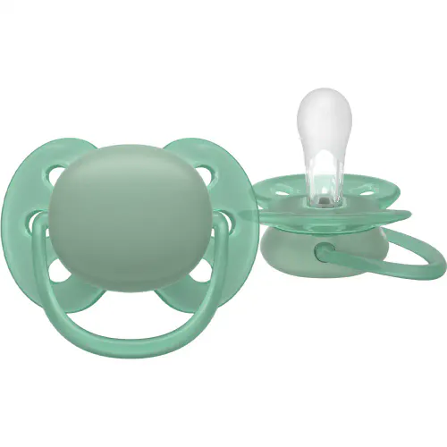 Avent Ultra Soft Narresmokk 6-18m Blå/Grønn 2 stk