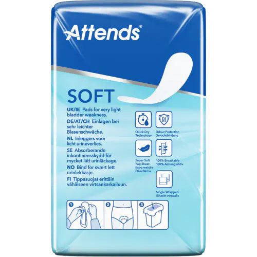 Attends Soft 1 Mini Pads 20 stk
