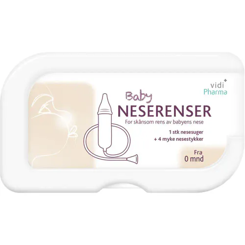 Vidi Pharma Baby Neserenser m/4 Nesestykker 1 sett