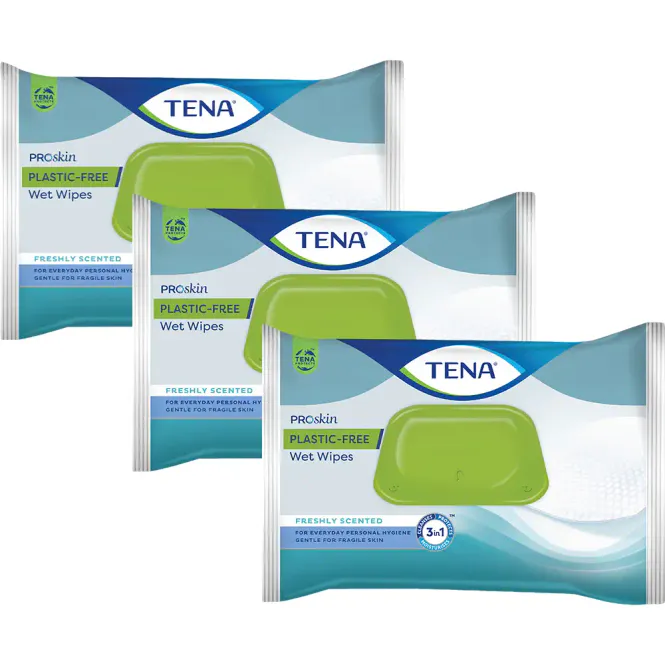 Hovedbilde Tena Wet Wipes Megapack 3 x 48 stk
