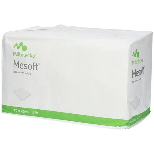 Mesoft Usterile Tørre Kompresser 10 x 20 cm 100 stk 