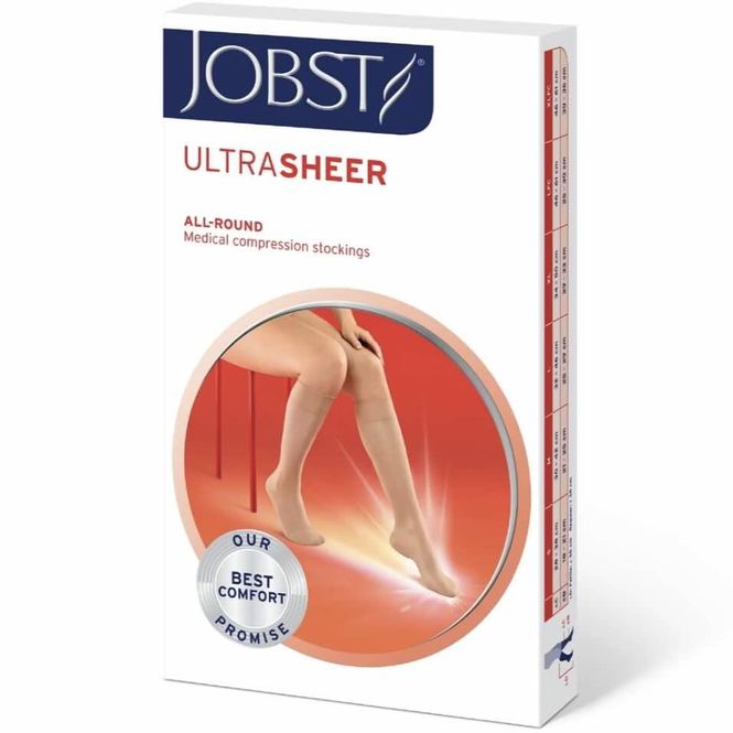 Hovedbilde JOBST Ultra Sheer K1 Knestrømpe Natur M 1 par