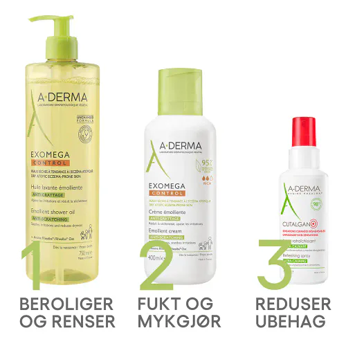 A-Derma Exomega Control Shower Oil 750 ml