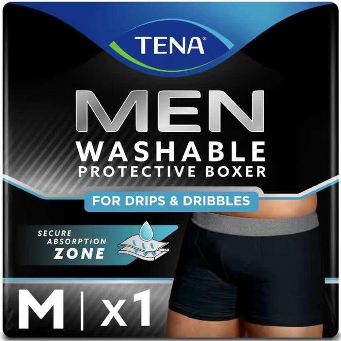 Hovedbilde Tena Men Vaskbar Absorberende Boksershorts M 1 stk