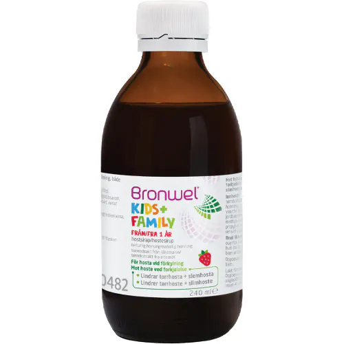 Bronwel Kids+Family Hostesirup 240 ml
