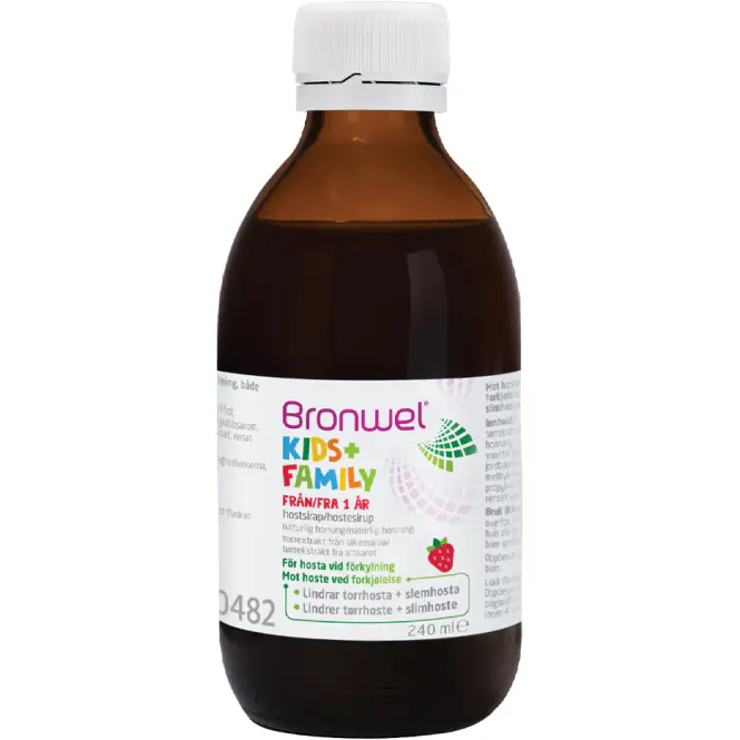 Hovedbilde Bronwel Kids+Family Hostesirup 240 ml