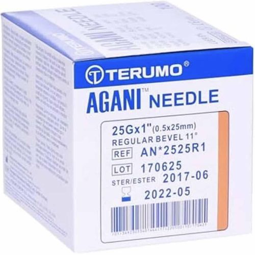 Terumo Agani Kanyle Oransje 0,5x25mm 25Gx1 100 stk