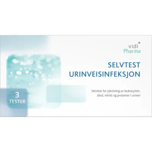 Vidi Pharma Selvtest Urinveisinfeksjon 3 stk