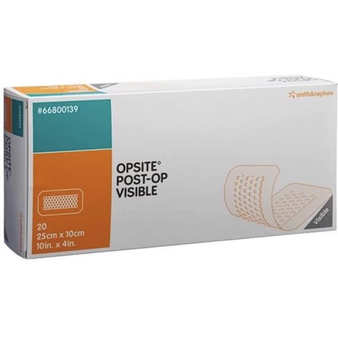 Hovedbilde Opsite Post-Op Visible Skumbandasje 25x10 cm 20 stk