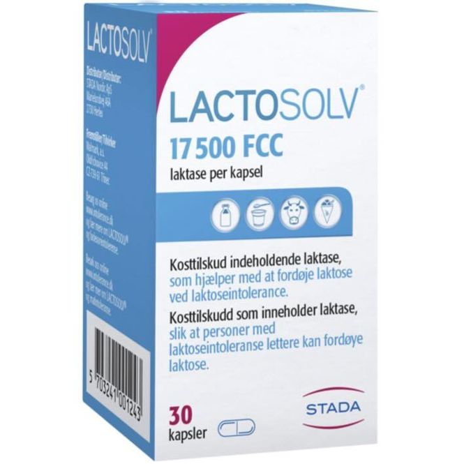 Hovedbilde Lactosolv® 17500 FCC Kapsler 30 stk
