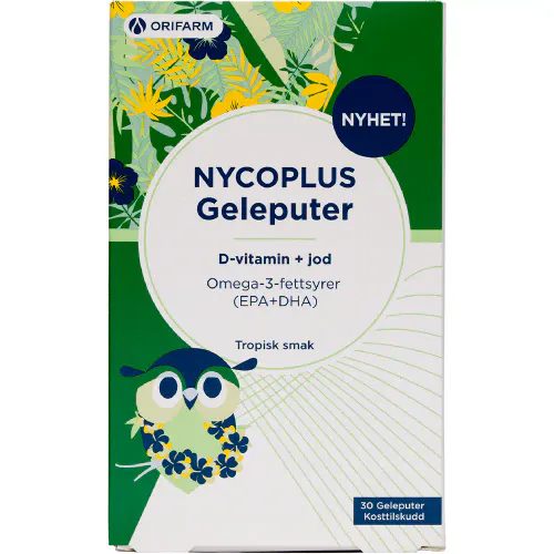 Nycoplus Omega-3 Tropisk Geleputer 30 stk