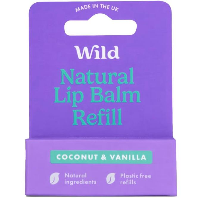 Hovedbilde Wild Lip Balm Coconut & Vanilla Sage Leppepomade Refill 4,5 g 1 stk