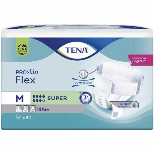Tena Flex Super Beltebleie M 30 stk