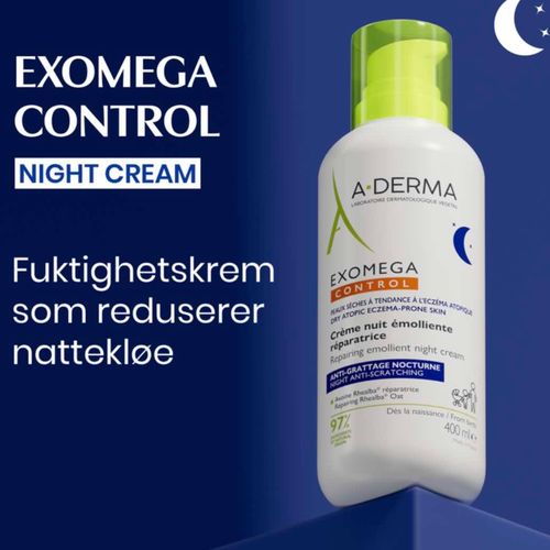 A-Derma Exomega Control Repairing Night Cream 400 ml