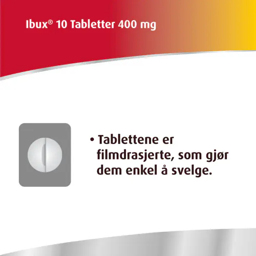 Ibux Tabletter 400 mg 10 stk