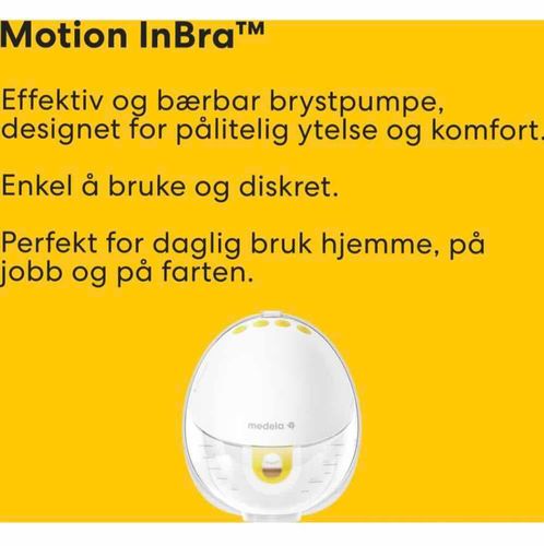 Medela Motion InBra Dobbel Elektrisk Brystpumpe 1 stk