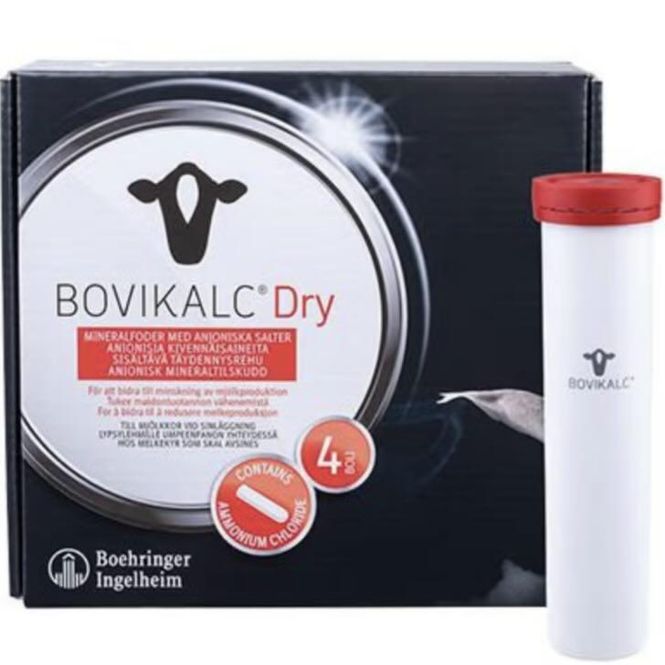Hovedbilde Bovikalc Dry Bolus Kalsiumtilskudd 6x4 stk