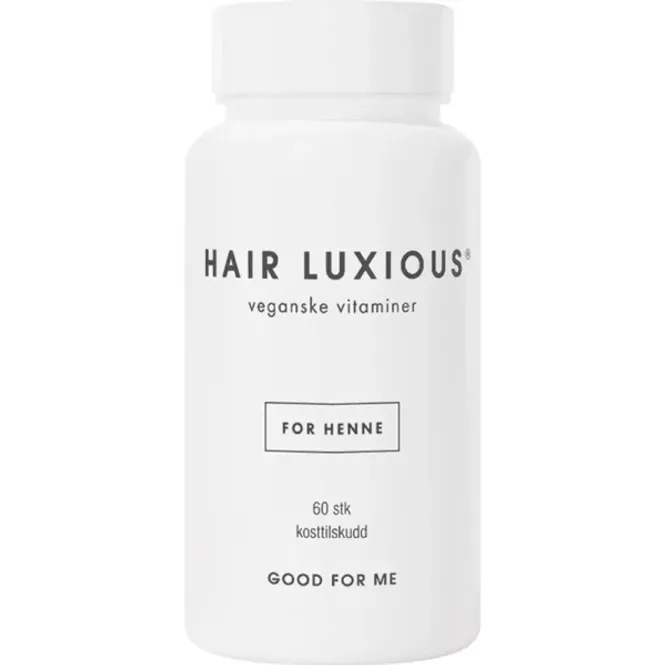 Hovedbilde Hair Luxious For Henne Vegansk Tabletter 60 stk