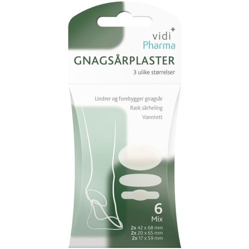 Vidi Pharma Gnagsårplaster Mix 6 stk