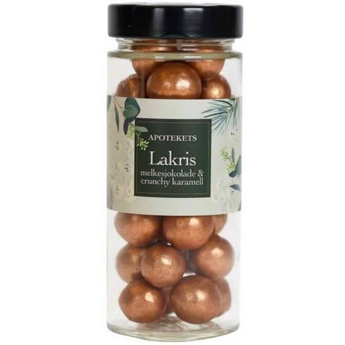 Apotekets Lakriskuler Melkesjokolade & Crunchy Karamell 170 g