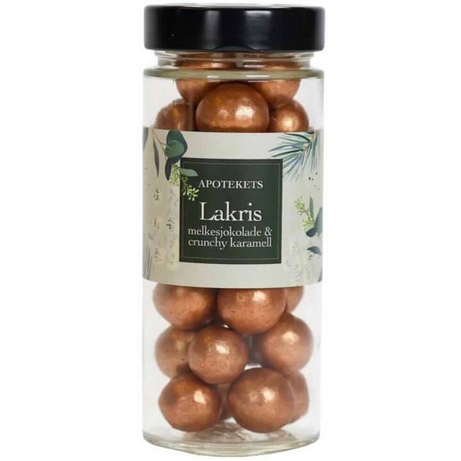 Hovedbilde Apotekets Lakriskuler Melkesjokolade & Crunchy Karamell 170 g