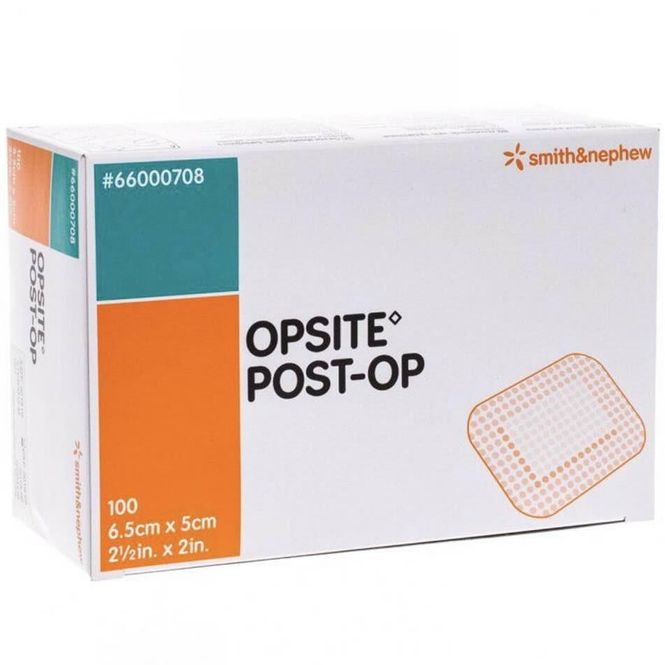 Hovedbilde Opsite Post-Op Steril Filmbandasje 6,5x5 cm 100 stk