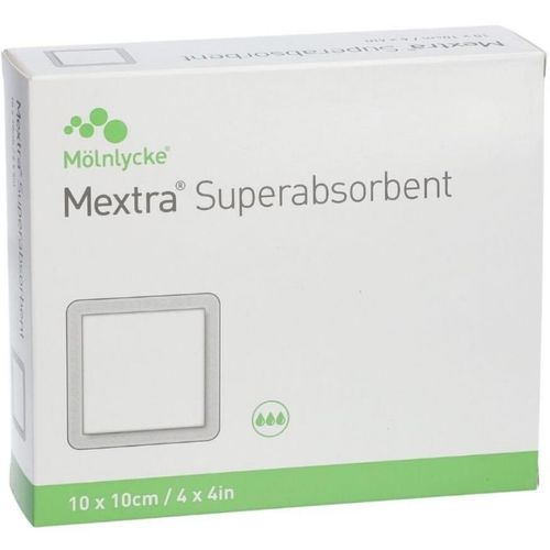 Mextra Superabsorbent 10 x 10 cm 10 stk  
