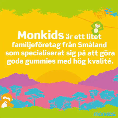 Monkids Multivitamin Gravid Blodappelsin 60 stk  