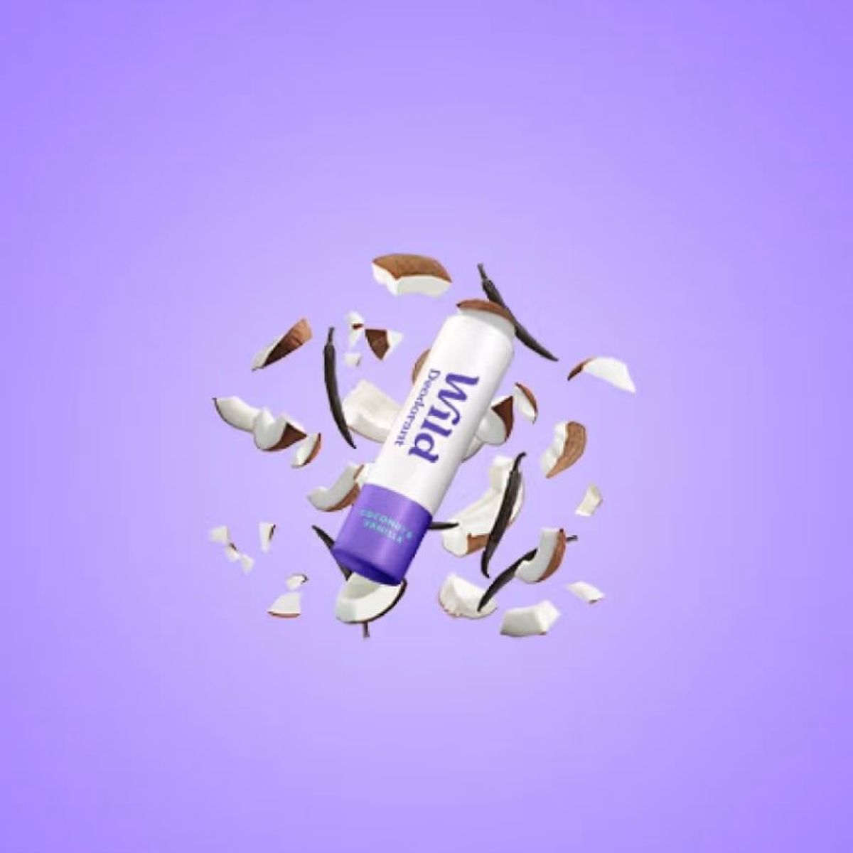 Wild Deo Mini Coconut & Vanilla Reisestørrelse 16 g